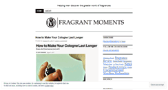 Desktop Screenshot of fragrantmoments.net